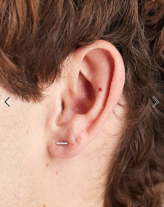 Lost Souls stud earrings in stainless steel