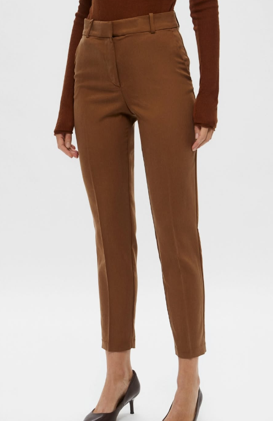 H&M - Regular Waist Slacks - Brown