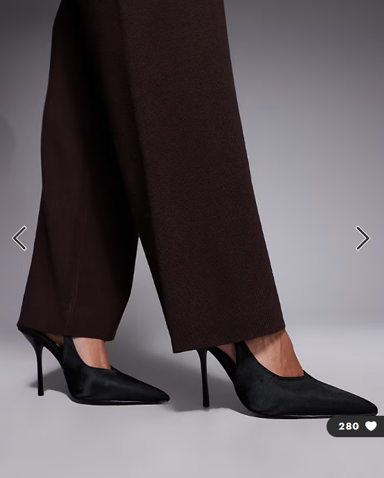 Kaiia exclusive ribbed knit wide leg trousers co-ord in chocolate