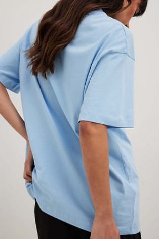 City Print Tee Blue