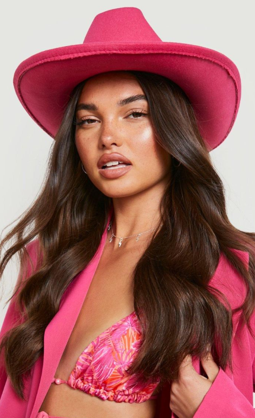 Pink Cowboy Hat - pink
