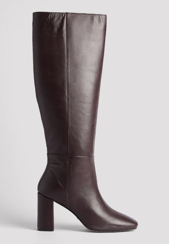 Leather Knee High Boots