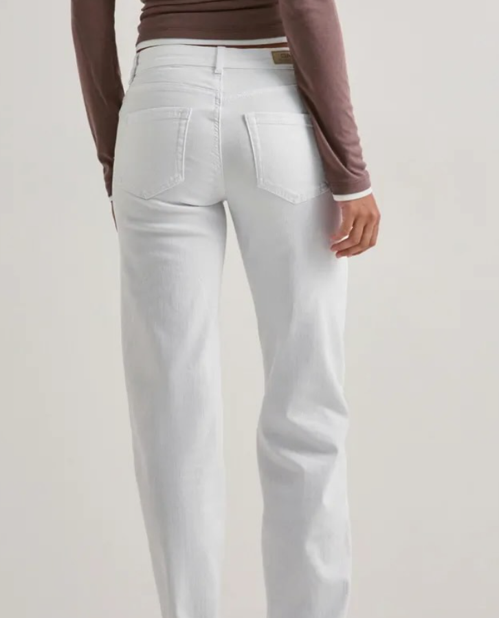 ONLY Onlblush Mid Straight jeans in white