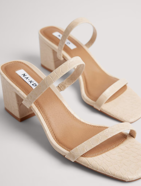 Cros Squared Strap Sandals