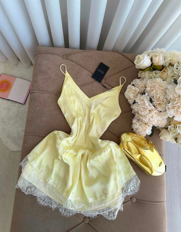 Loavies - Mini Dress Yellow