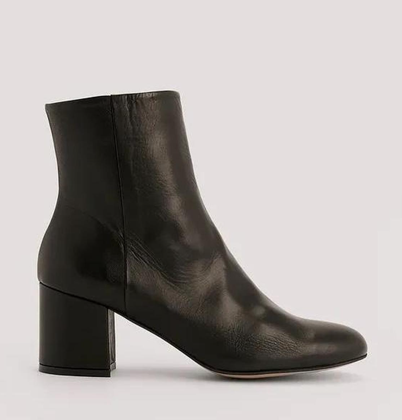 Basic Leather Ankle Boots