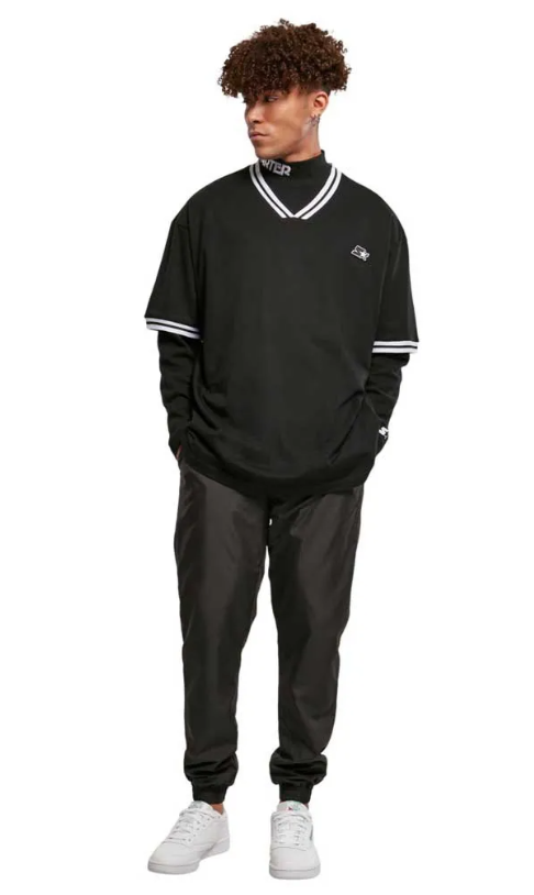 Starter Black Label Basic Sports short sleeve v neck T-shirt