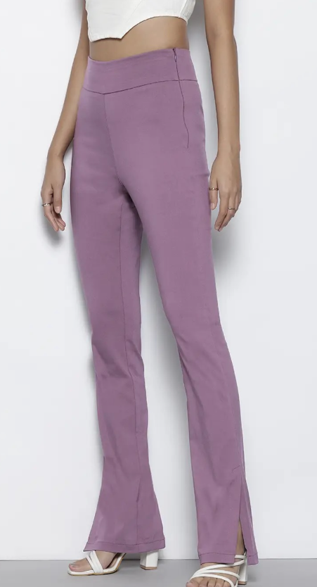 NAKD - High Rise Super Stretch Slit Trousers