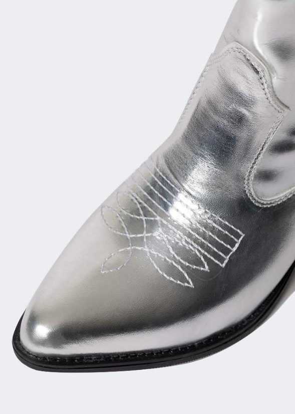 Faux Leather High Sole Boot