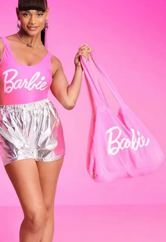 Boohoo Barbie Printed Tote Bag