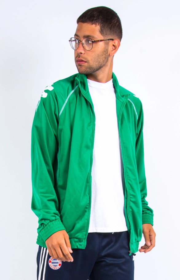 Y2K Green Kappa Tracksuit Top The Vintage Scene