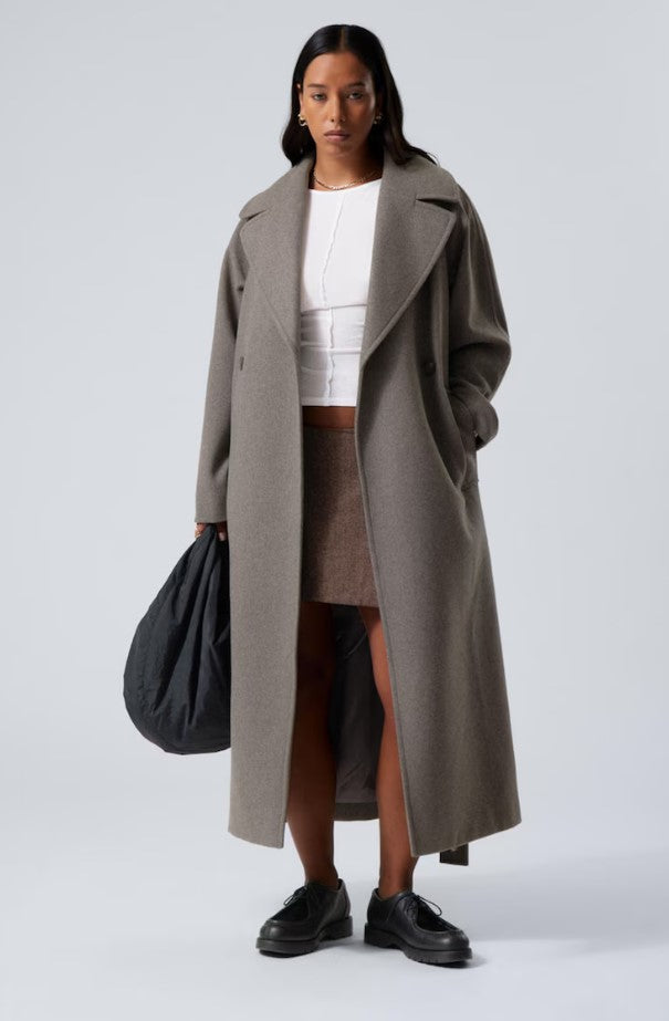 KIA OVERSIZED WOOL BLEND COAT