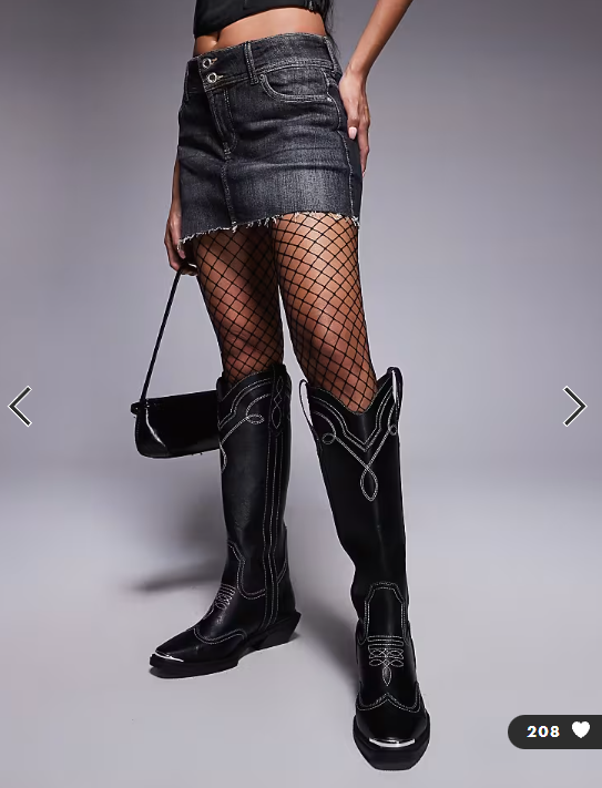 Ann Summers giant fishnet tights in black