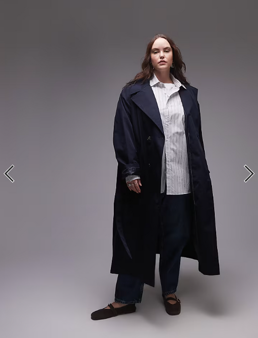 Mango Curve - Trench-coat - Noir