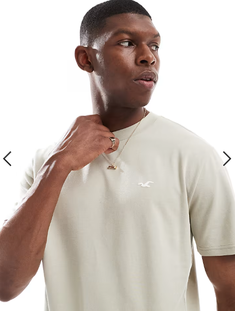 Hollister icon cooling boxy t-shirt in light green