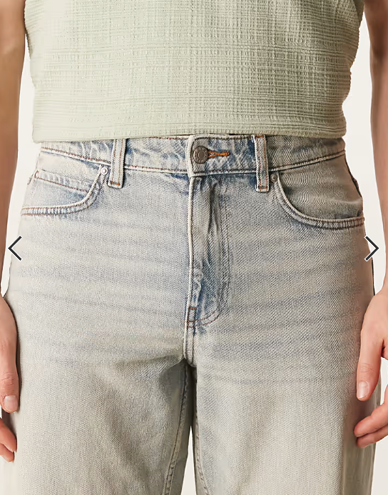 ASOS DESIGN wide flare jeans with vintage tint in light wash blue