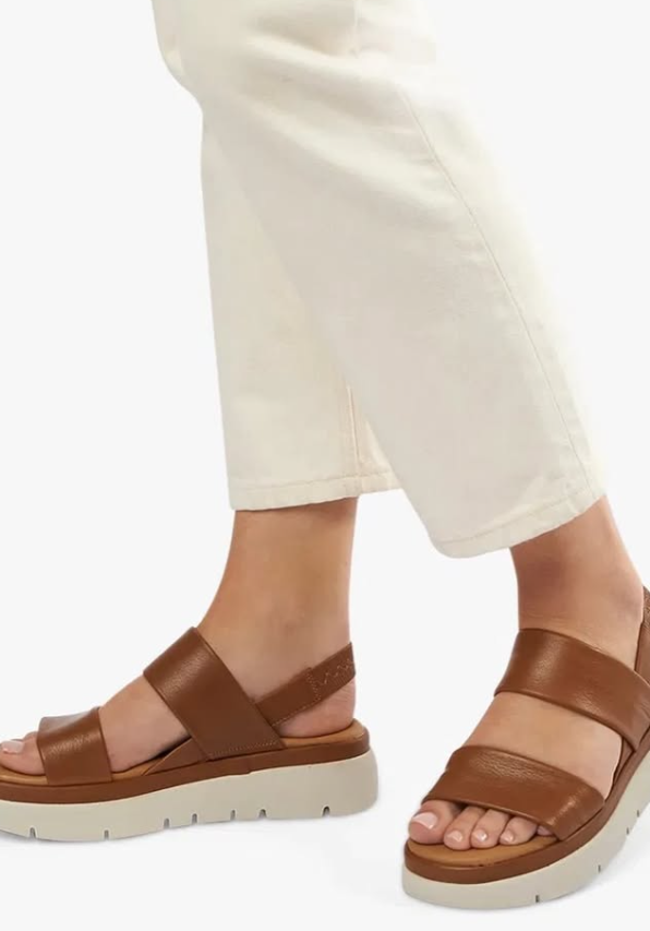 Dune London - Location Leather Padded Flatform Sandals