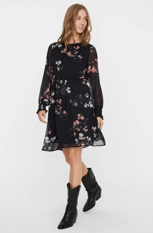 Vero Moda VMSMILLA DRESS - Day dress - night sky