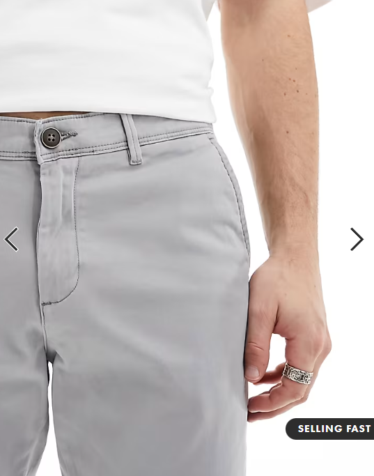 Jack & Jones chino in slim fit grey