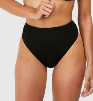 Boohoo High Waisted Bikini Bottoms Set