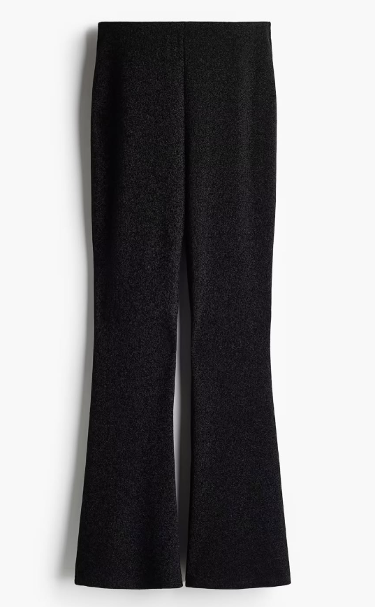 H&M - Flared Trousers Glitter