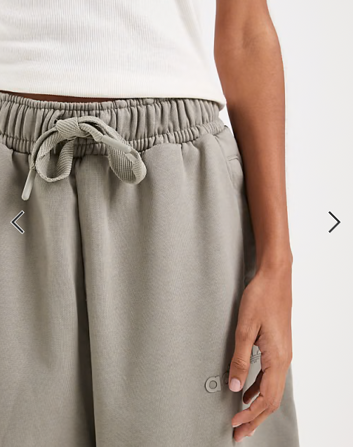 adidas Originals linear logo joggers in khaki