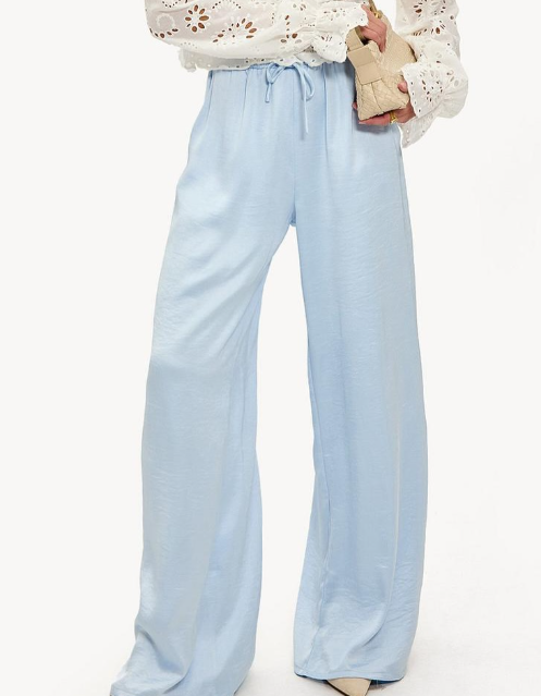 LOAVIES -Love in full bloom Blue Pants