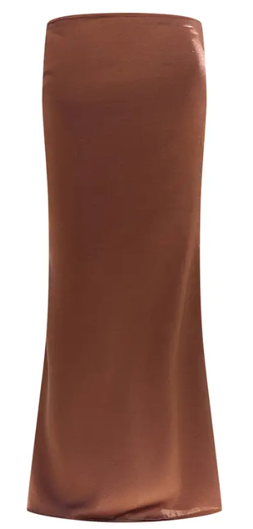 Plt - Satin Maxi Skirt