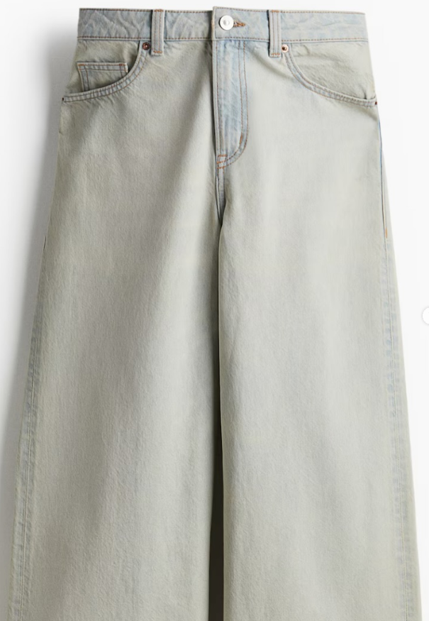 H&M - BAGGY WIDE REGULAR JEANS