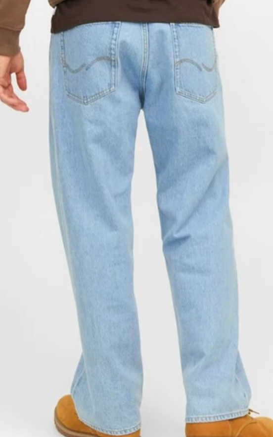 Jack & Jones Alex Jean baggy fit L32 - Light Blue Denim