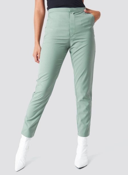 High waist suit pants