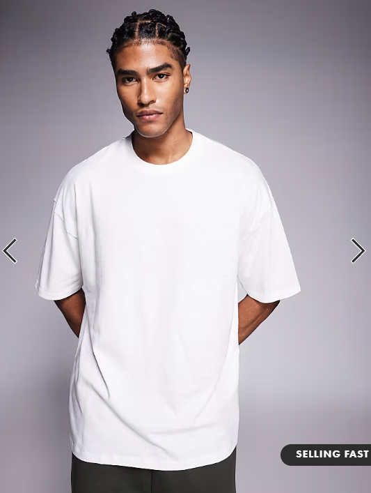 ASOS DESIGN Essentials oversized t-shirt in white
