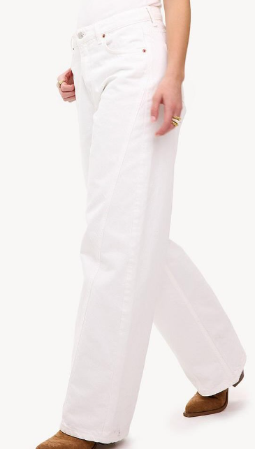 Loavies-white balloon jeans