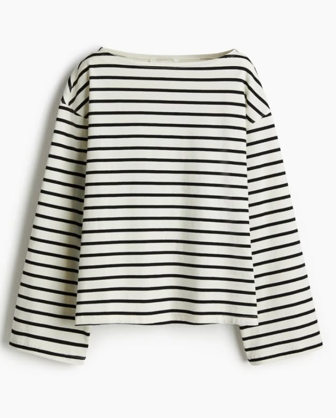 Na-kd - BOAT-NECK COTTON TOP