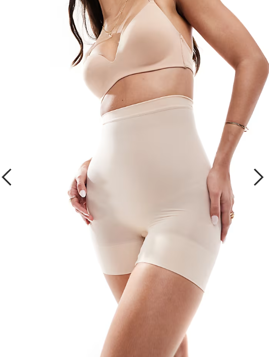 SPANXsculpt Seamless Power high-waisted short in beige
