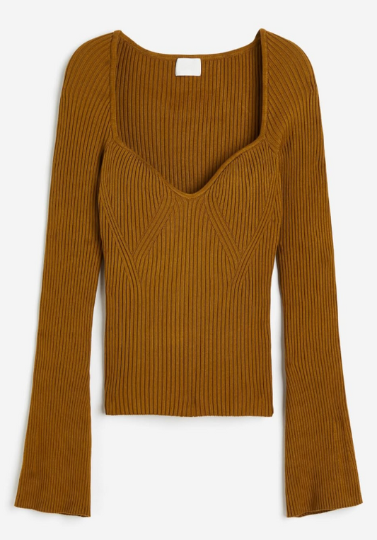 H&M-RIB-KNIT SWEATER