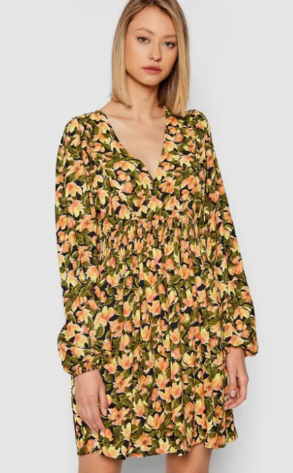 Na-kd - Smocked Waist Mini Dress