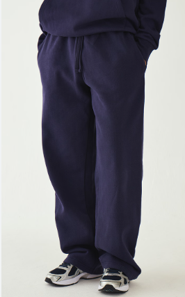 Navy Premium Straight Leg Sweatpants
