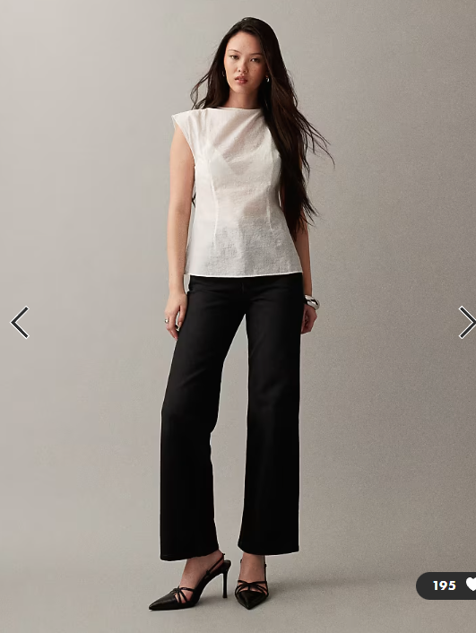 ASOS DESIGN comfort stretch straight leg jean in black