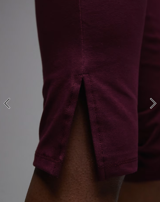 ASOS DESIGN capri legging in plum