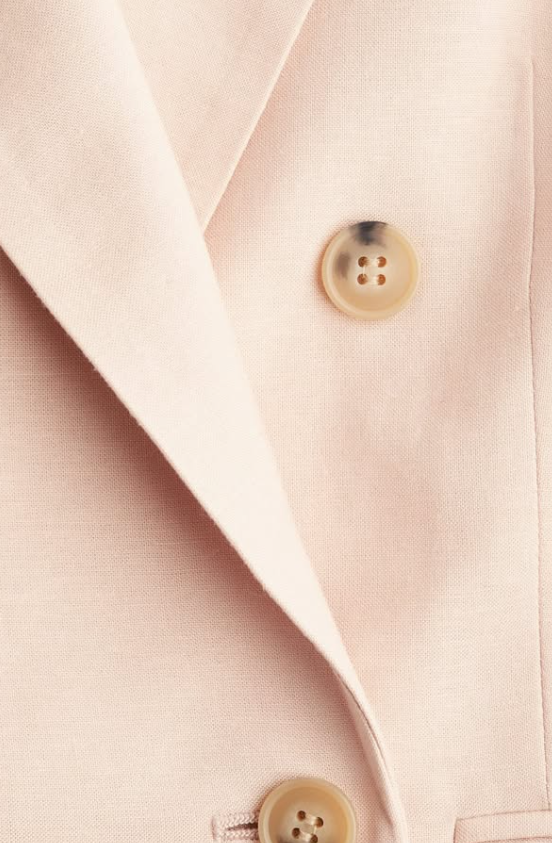 H&M-LINEN-BLEND BLAZER