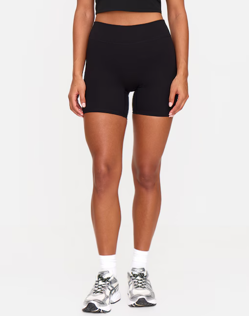 Black Ultimate Sculpt High Waist Gym Shorts