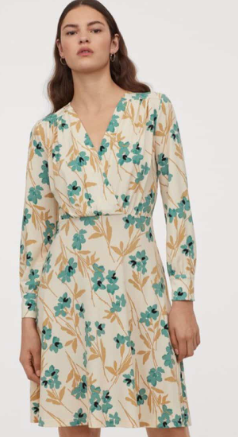 H&M Long Sleeve Wrap Dress