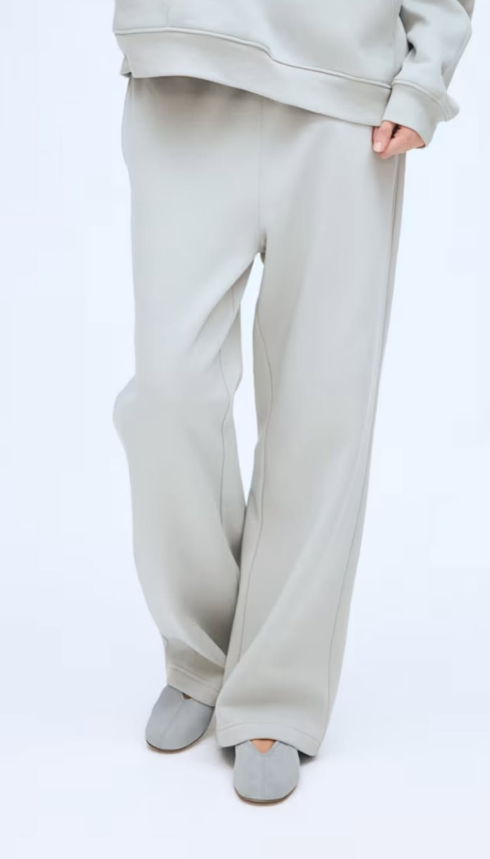 H&M - SWEATPANTS - Light Sage Green