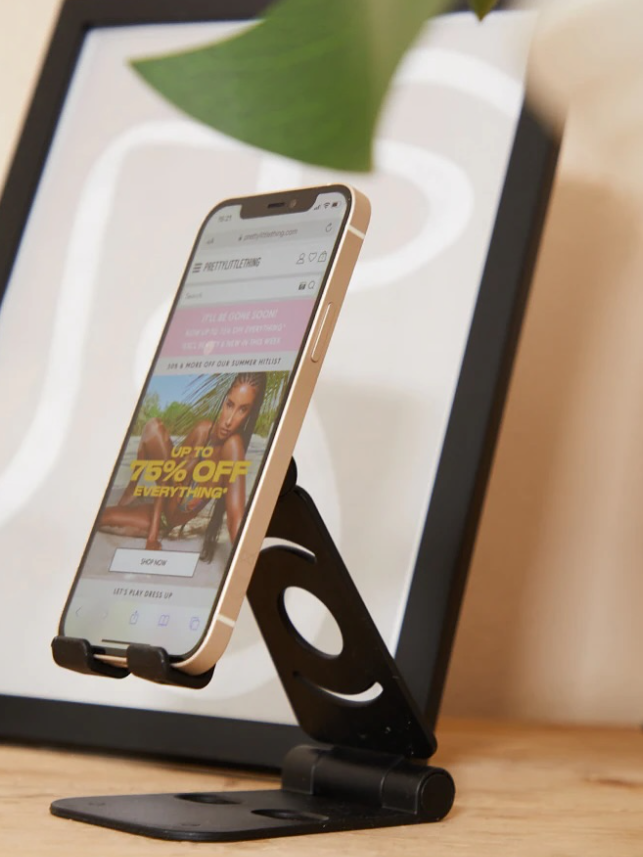 Black Adjustable Phone Holder