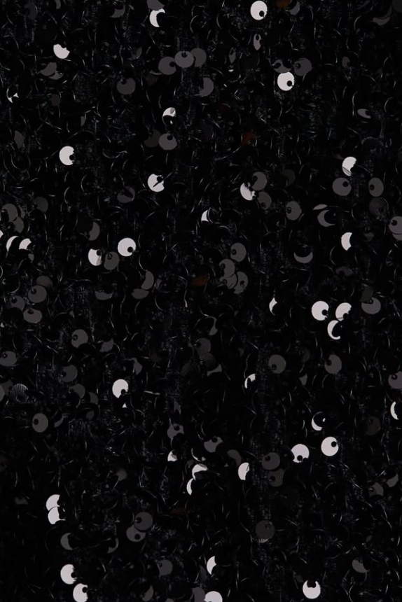 H&M - SEQUINED A-LINE DRESS - Black