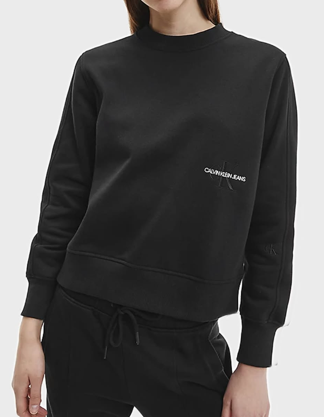 CALVIN KLEIN RELAXED ORGANIC COTTON SWEATSHIRT - J20J216235.