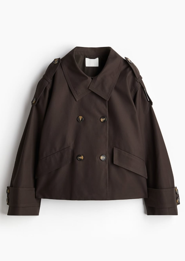 H&M - SHORT TRENCH COAT