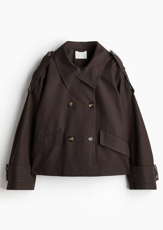 H&M - SHORT TRENCH COAT