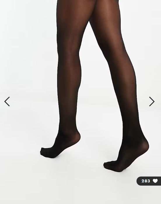 Lindex The Comfort Waist 40 denier tights in black